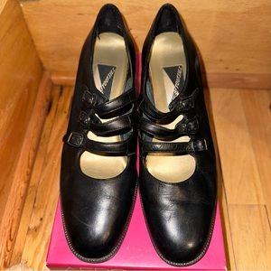 Mootsies Tootsies leather shoes size 9 1/2 vintage 90s